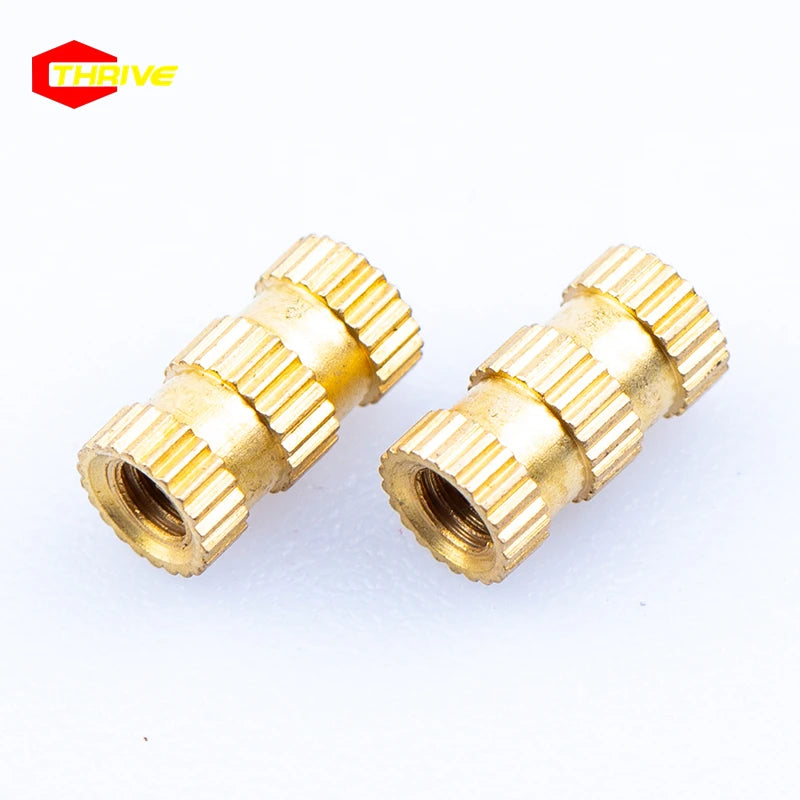 Manufacturer Fasten Diagonal Round Brass Embossed Nuts Brass Knurled Threaded Inserts Copper Nut