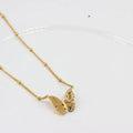 Dainty Women Jewelry Pendant Wholesale Customize Personalized 18K Gold Plated Stainless Steel Charm Necklace