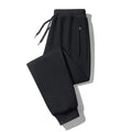 Custom Mid Waist Casual Straight Wide Leg Loose Fit Polyester Jersey Trouser Pleated Baggy Sweatpants for Men