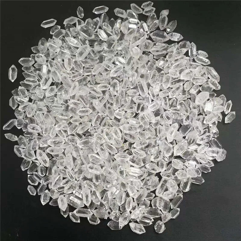Small Herkimer Diamond Quartz Crystals Natural Herkimer Diamond Healing Crystal Point for Making Bracelets