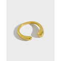 Fashion Jewelry Classic Elegant Design Plain S925 Sterling Silver Ring for Women JT350