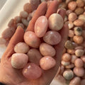 Wholesale High Quality 20-30mm Loose Gemstones Tumbled Gemstones Natur Pink Morganite Tumbled Stones for Sale