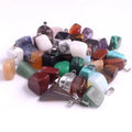Natural Stone Crystal Irregular Agate Necklace Pendant Small Stone Pendant for Men and Women Fashion Gemstone Pendants