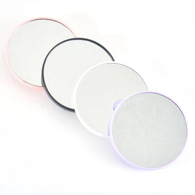 Stainless Steel Handle Eyelash Mirror Square Makeup Removable Mirror False Eyelashes Aid Tools Beauty Makeup Mirror