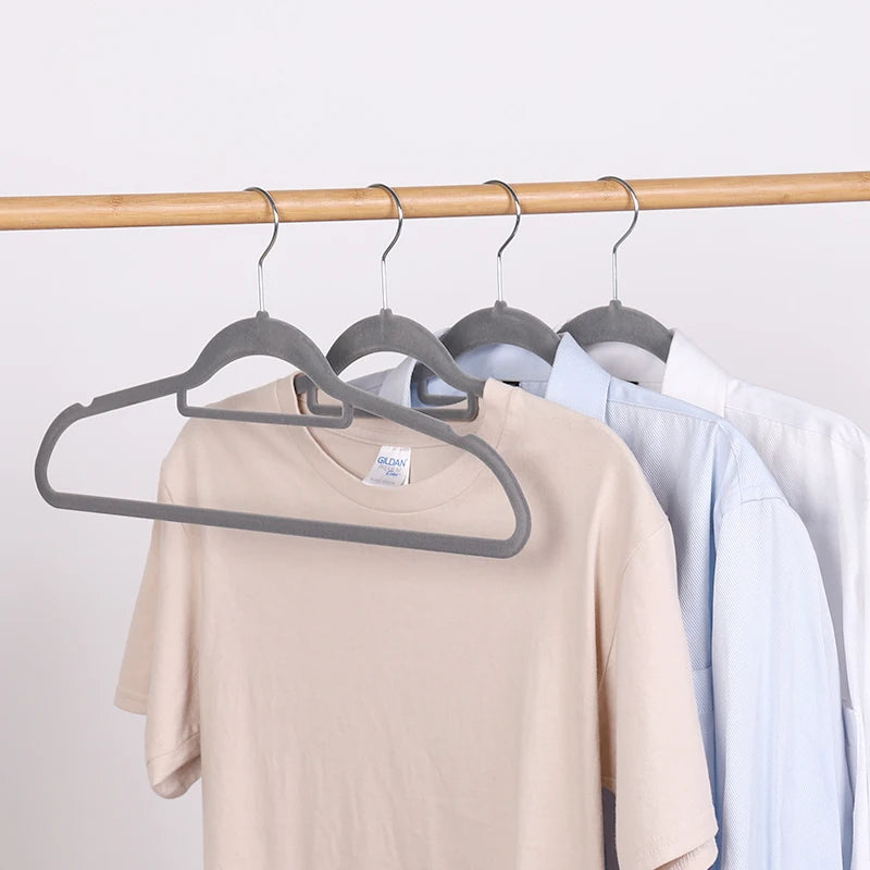 Wholesale Clothing Anr Coat Luxury Hanger Locked Non-slip Velvet Hanger MegaBDM