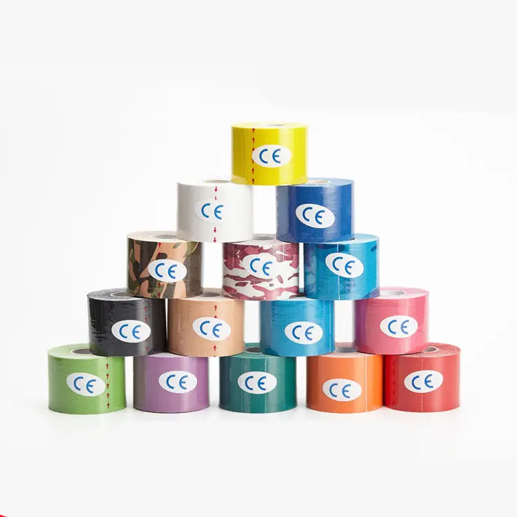 Wholesale Kinesiology Athletic Mulse Tape Material Water Proof Strapping Custom Logo Waterproof Kt Sports Kinesiology Tape