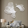 69xx100cm Wholesale Dropshipping Products butterfly Design Wall Hanging Decoration Metal Flower Art Iron Home Decor  Living Room