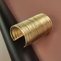 Indian Statement Cuff Bracelet Bangle 10cm Wires Long Vintage Bangles African Fashion Jewelry Opening Arm Alloy Accessories