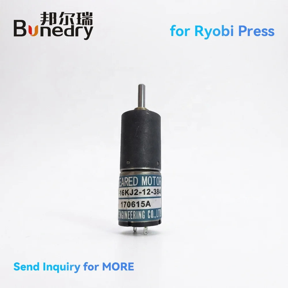 TE-16KJ2-12-384 Ink Key Motor for Ryobi Offset Printing Machine Remote Ink Control DC Gear Motor Printing Press Spare Parts