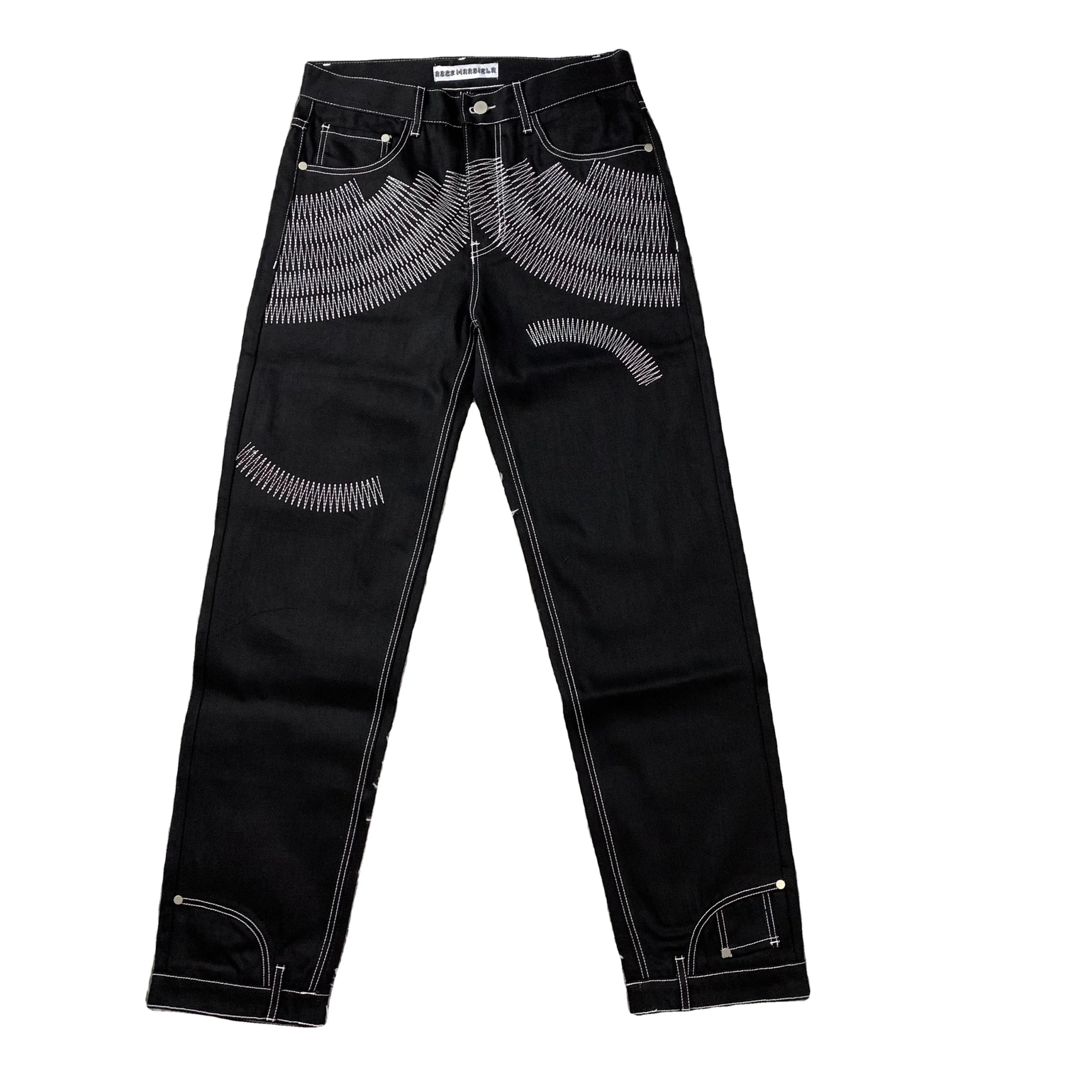 DENIMGUYS Customized Streetwear Men's Jeans 2025 Wholesale Breathable Comfortable Casual Pants Skinny Men's Embroidered Jeans
