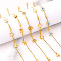 New Arrival Waterproof Stainless Steel Jewelry Geometric Eviles Eyes Hollow Tree of Life Butterfly Shell Bracelets for Women
