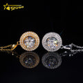 Fine Jewelry Charms Necklace GRA Certificated 925 Silver Pass Diamond Tester D VVS Moissanite Pendant Necklace Women Party Gifts
