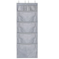 3+4 Large Capacity Pockets Door Hanging Stuffed Animal Storage Organizer Closet