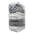 Cube Vacuum Storage Bag Pump Free Design Space Saver Compression Seal Storage Bag Vacuum Zipper Bag