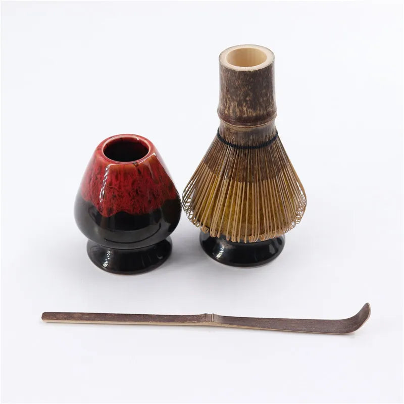 Newell Healthy Ceramic Chasen Best Seller Japan Harmless Match Set Kits Matcha Whisk Holder With Logo