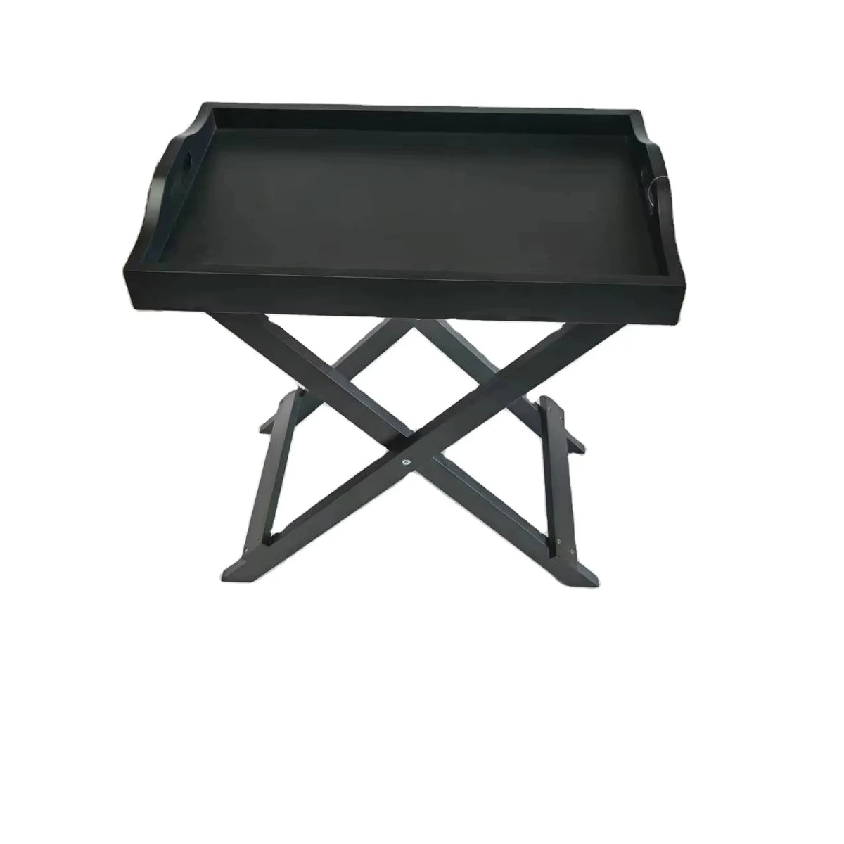 Portable Mini Foldable Wooden Dining Table Removable Tray Top for Home Furniture Modern Design Outdoor Couch Side Coffee/Tea MegaBDM