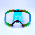 Yijia Optical Interchangeable Ski Goggles Lens Anti-Fog UV Protection Snowboard Snow Goggles Lens Bicycle Riding Glasses Lens