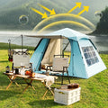 Mingchan Outdoor 2-3 Person Waterproof Camping Canopy Integrated Tent 2-in-1 Fully Automatic Pop-up Portable Camping Tent