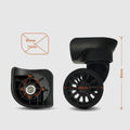 Rueda De Maleta A95 Suitcase Luggage Replacement Universal Luggage Repair Wheels Valise De Voyage. 4 Roues for Delsey