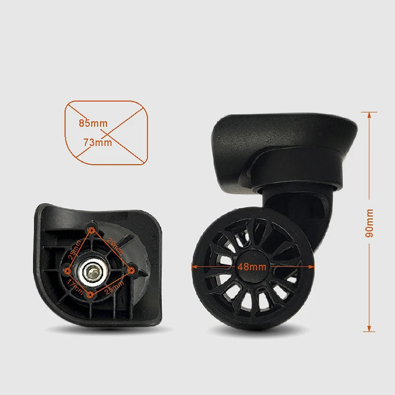 Rueda De Maleta A95 Suitcase Luggage Replacement Universal Luggage Repair Wheels Valise De Voyage. 4 Roues for Delsey