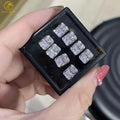 Fancy Shape D VVS Loose Moissanite 1ct-4ct GRA Certificate Radiant Moissanite Diamond for Jewelry Making