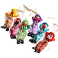 Wooden Pull String Game Promotional Gifts Classic Toy Kids Clown Doll Cheap Price Puppet Doll