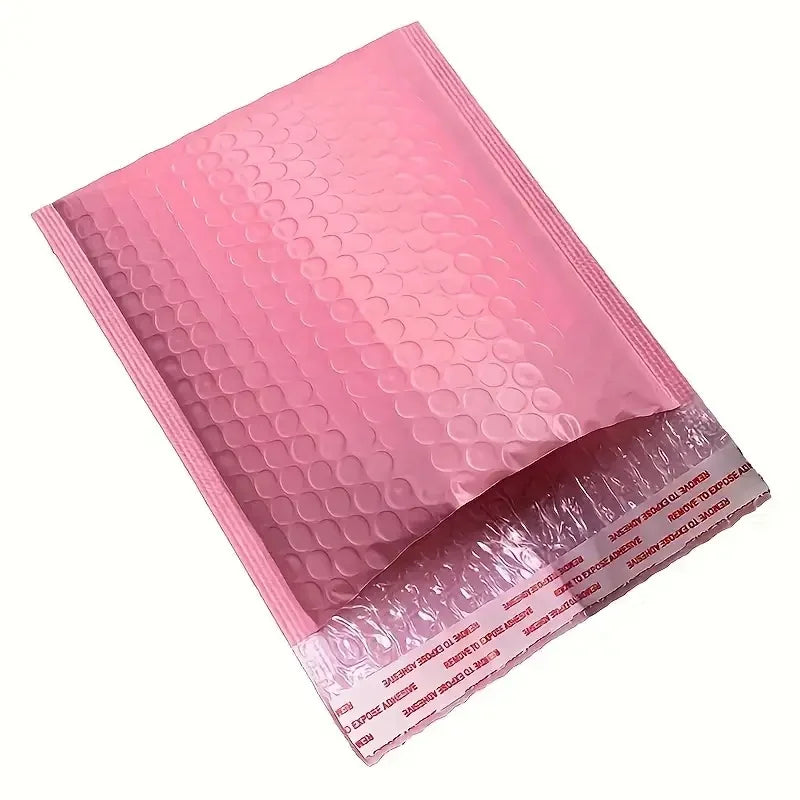 Customize Pink Mailer Strong Adhesive Air Bags Packing Mailing Tear Proof Bubble Padded Envelopes Bubble Mailer Bag for Shipping