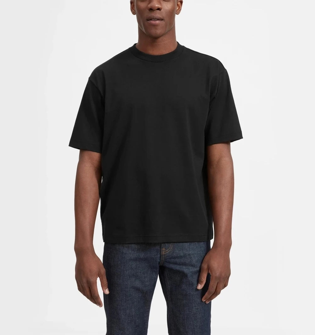 Custom logo Mens Oversized Heavy Weight Tshirts Casual t Shirt Blanks Cotton Tshirts 100% Cotton Men's Tshirt