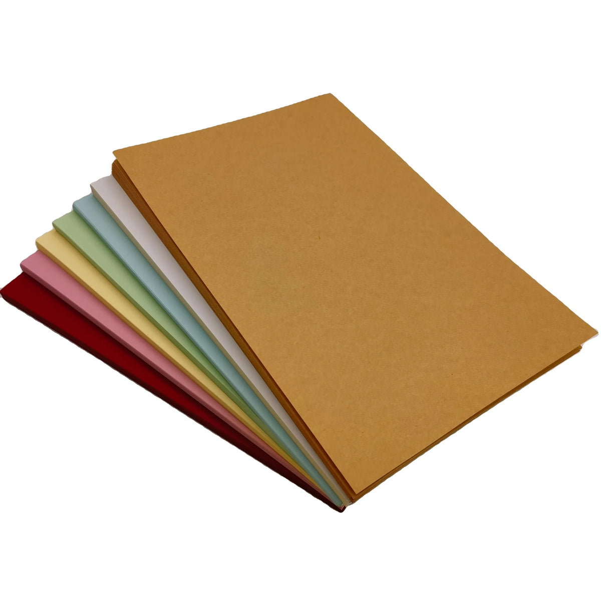 Mixed Color Paper A4 Matte Custom Sticker Colorful Label Stickers Color Cardstock Self-adhesive DIY Paper A4 Sticker