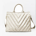 Fashion Handbags for Office Lady Puffer Computer Bag With Crossbody Strap Quilted Puffy Bags for Women