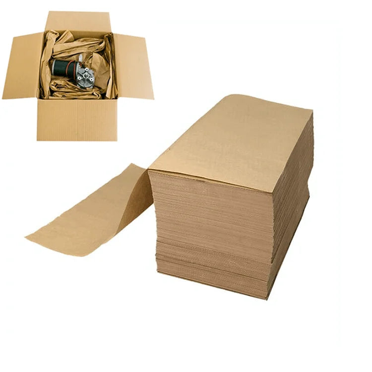 Eco-Friendly Biodegradable Folding Kraft Fanfold Paper Foldable Cushion Void Fill Paperboard Packaging