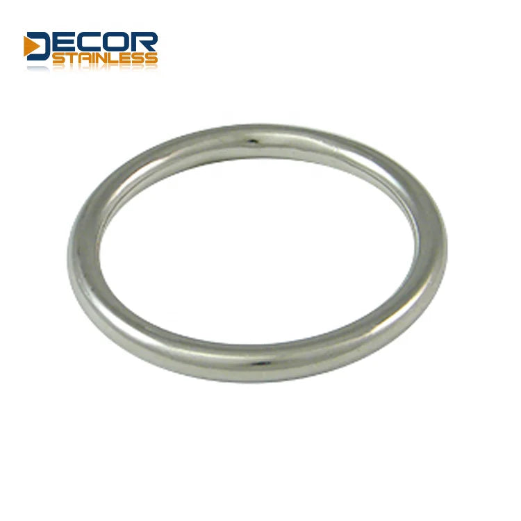 Wholesale 316/304 Customizable Stainless Steel Accessories Hardware Products Round Ring