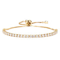 SC Hot Selling Fashion Rose Gold Plated Bracelet Women Wedding Party Jewelry Shinny Diamond Zircon Bracelet for Women
