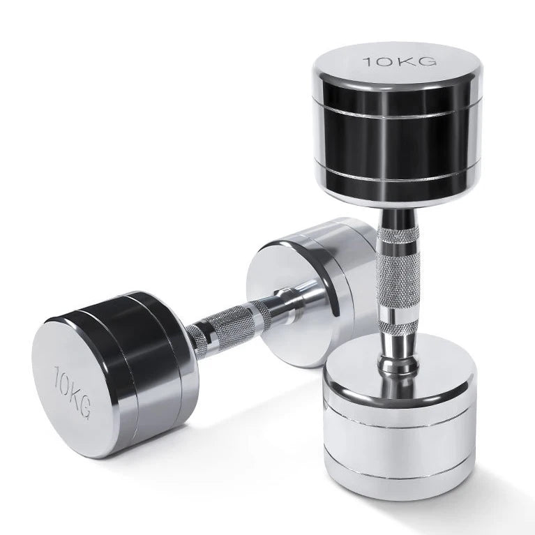 OEM LOGO Home Gym Fitness Dumbbells Electroplated 1/2/3/5/10kg 100KG Adjustable Steel Plated Dumbbell