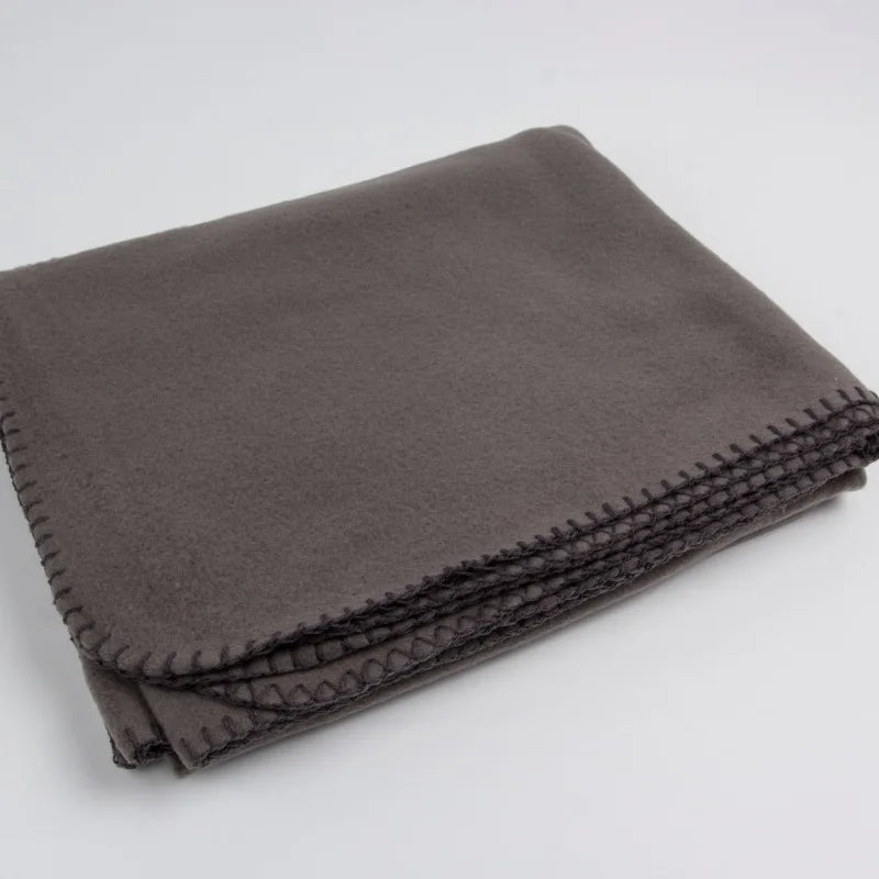 RPET Disposable 100% Polyester Polar Fleece Airline Blanket with Anti-pilling