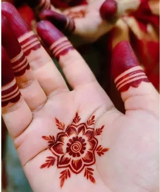Custom Your Brand Maroon Black Red 10 Shades Cream Dip Plant-Based Natural Indian Henna Paste Cones for Body Use MegaBDM