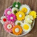 J-1056 Sunflower Little Daisy Flower Silicone Mold for Candle Making Handmade Soap DIY Aromatherapy Plaster Ornaments Moulds