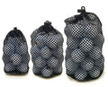 Different Size Nylon mesh drawstring bag for 12/24/36/48 golf balls Golf Ball Carrying Storage Pouch