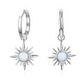 High Quality Opal Stone Popular 925 Sterling Silver Jewelry Opal Earring for Women