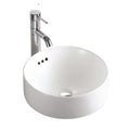 Commercial Counter Top Hand Washing Lavatory Sink Home Decor Smooth Surface Bathroom Basin