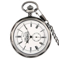 Roman Pocket Watch Manual Train Mechanical Pocket Watches
