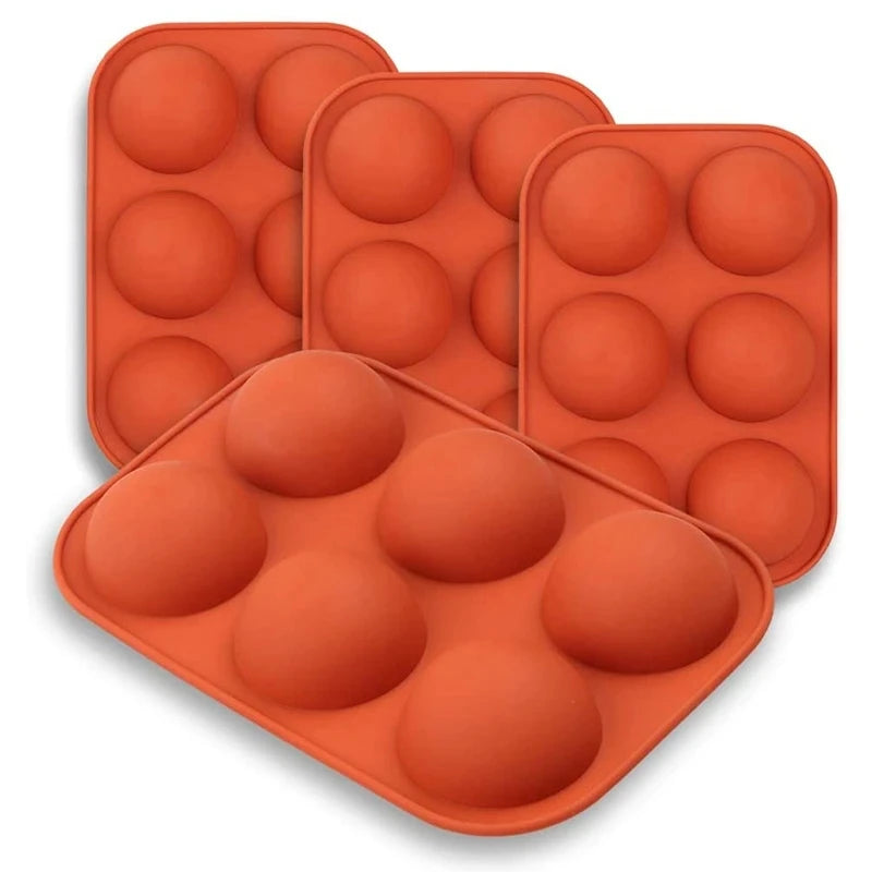 3D Half Sphere Silicone Baking Mold DIY Muffin Cake Pan Kitchen Tool for Chocolate Ball Bakeware Accessories