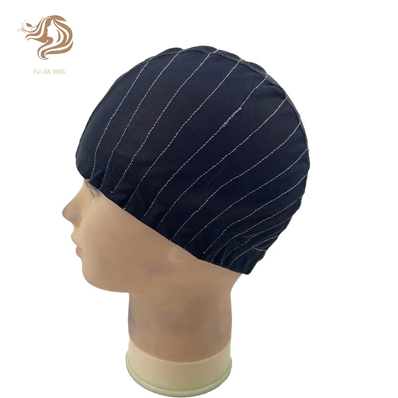 4x4 Spandex Cap Stretchable Elastic Hair Net High Quality Mesh Weaving Closure Map Guideline Dome Mesh Wig Cap Hairnet Net