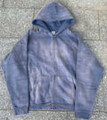 Custom Applique Embroidery Distressed Hoodie Rhinestone Acid Wash Vintage Washed Men Jersey Streetwear 100% Cotton Winter