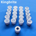 6.9mm Mini 3535 LED Lens 60 Degree Plano-Convex PMMA with Holder and Tape IP67