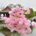 D-CB006-2 Wholesale Decorative Flowers Artificial Cherry Blossom Cherry Blossom Flowers for Wedding Home Office Decoration
