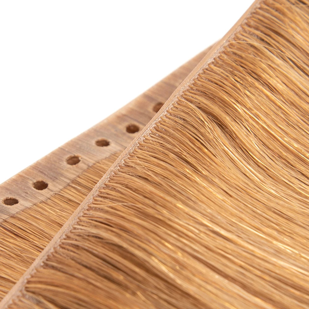 The Best Hair Vendors European Pu Skin Weft Twin Tab Weft Double Drawn Silicone Micro Weft Nano Bead Human Hair Extensions