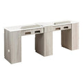 Wholesale Luxury High Quality Modern Nail Tables Fashion Simple Model New Design Manicure Table Drawers Commercial Use