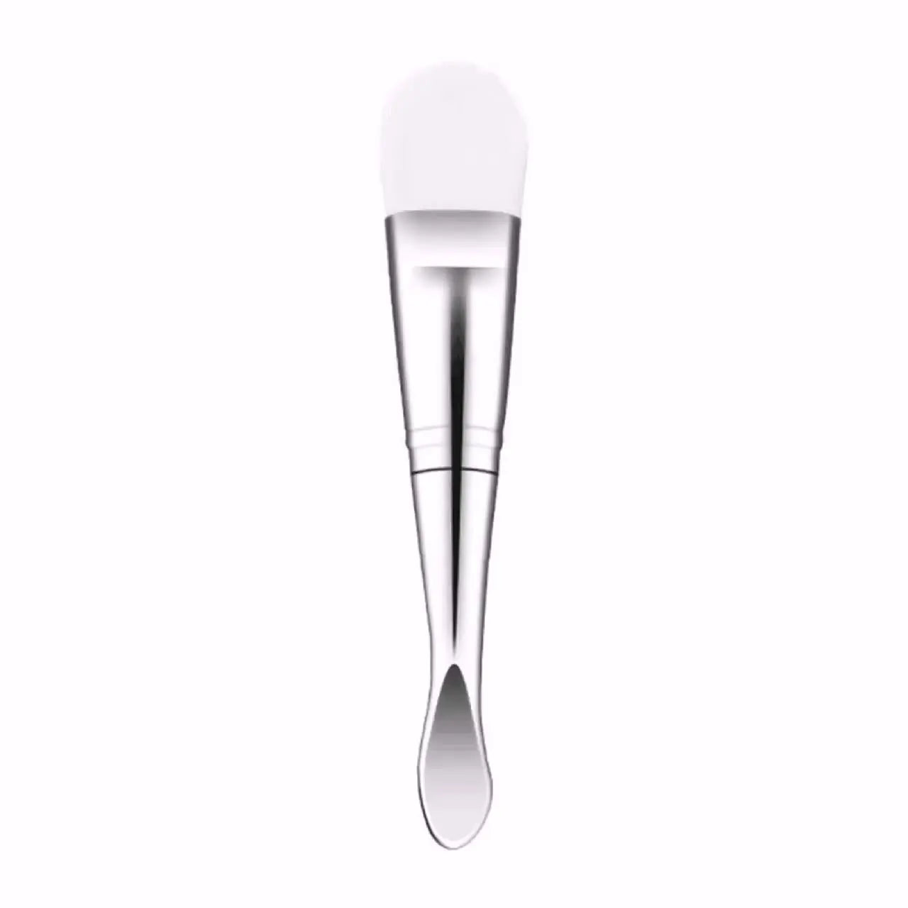2023 New Double-Head Soft Silicone Mask Brush Beauty Tools for Facial Mud Mask Applicator Dual-Use with Bag Packaging