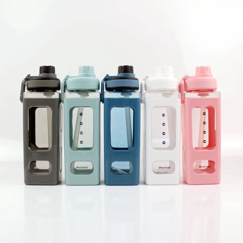 Hot Sales Creative Portable Water Cup Student Eco-friendly School Water Bottle for k Tritan Plastic Water Bottles With Lid